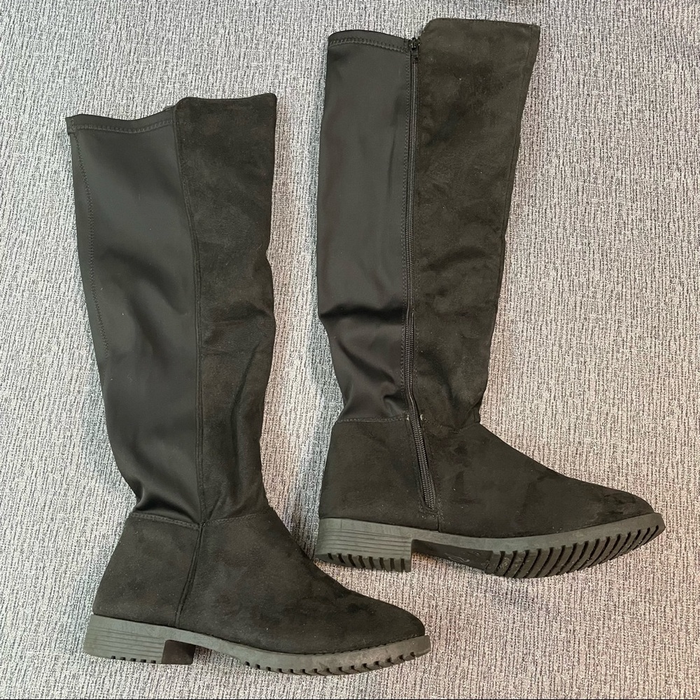 Chinese Laundry Over The Knees Black Boots
